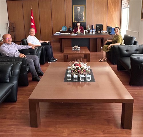 Belediye Başkanlığı tarafından Kaymakamımız Sn. Zeynep DEMİR’e Ziyaret.