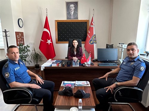 Kaymakamımız Sn. Zeynep DEMİR Polis Merkezini Ziyaret Etti.